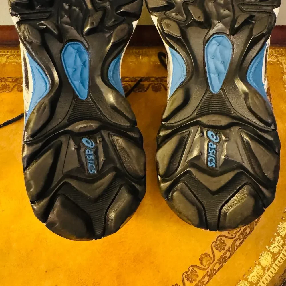 ASICS Womens Black Field Hockey Lacrosse Gel Lethal MP6 Turf Cleats Sneakers 7